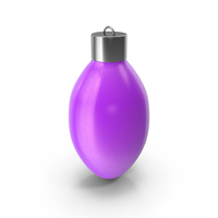 Christmas Tree Bauble Violet PNG & PSD Images