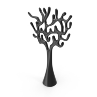Tree Sculpture Black PNG & PSD Images
