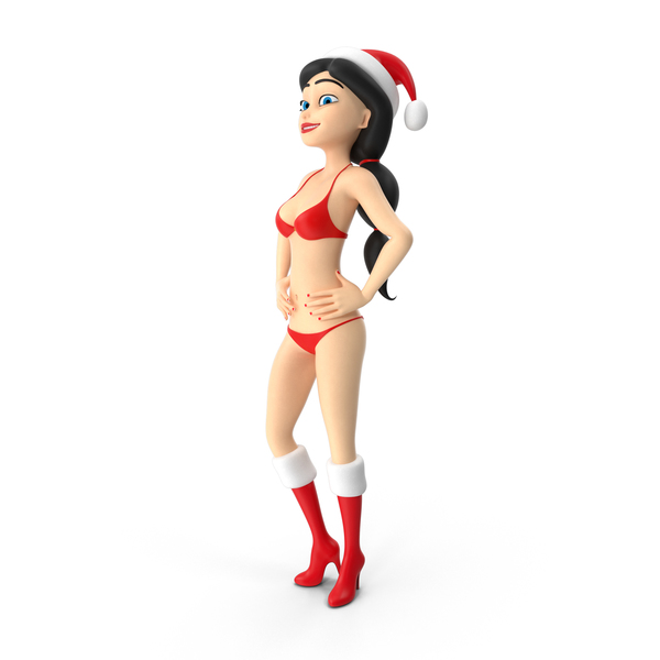 Santa Woman In Bikini PNG & PSD Images
