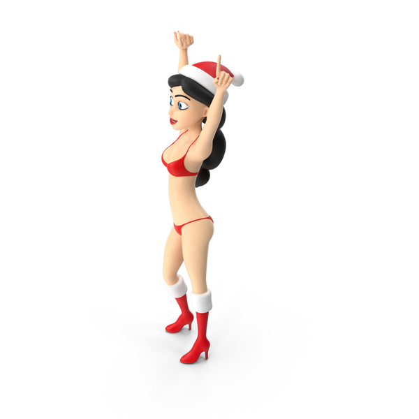 Santa Woman In Bikini PNG & PSD Images