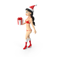 Santa Woman In Bikini PNG & PSD Images