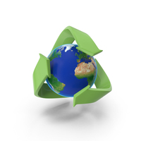 Recycle with Earth PNG & PSD Images