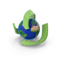 Recycle with Earth PNG & PSD Images