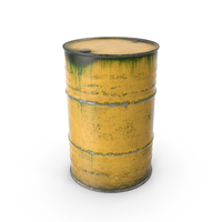 Steel Barrel Yellow PNG & PSD Images