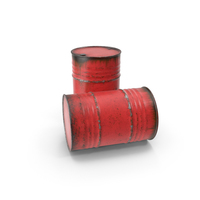 Steel Barrels Red PNG & PSD Images
