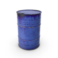 Steel Barrel Blue PNG & PSD Images