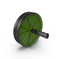 Ab Roller Wheel Green PNG & PSD Images