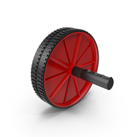 Ab Roller Wheel Red PNG & PSD Images