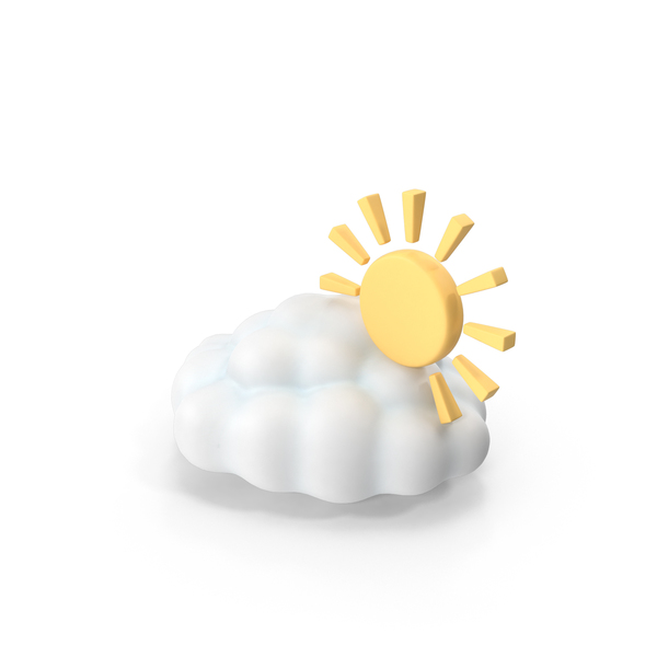 Partly Cloudy Weather Symbol PNG & PSD Images