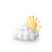 Partly Cloudy Weather Symbol PNG & PSD Images