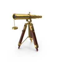 Vintage Telescope PNG & PSD Images