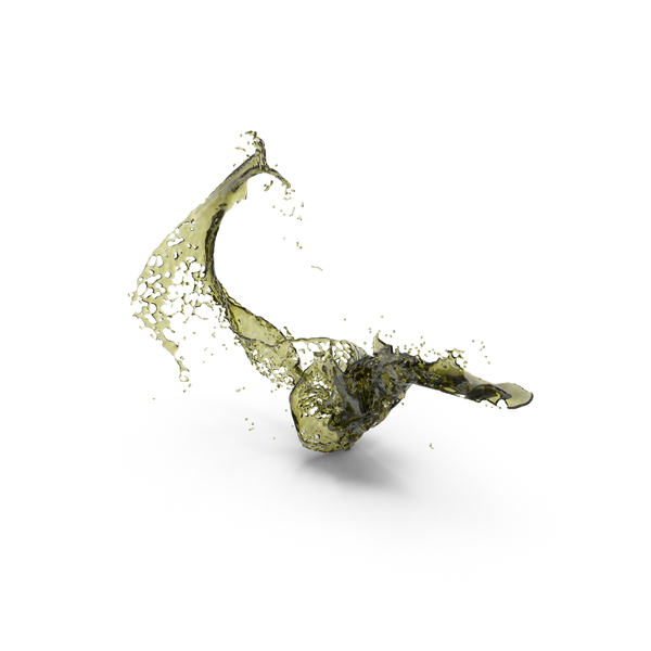 Olive Oil Splash PNG & PSD Images