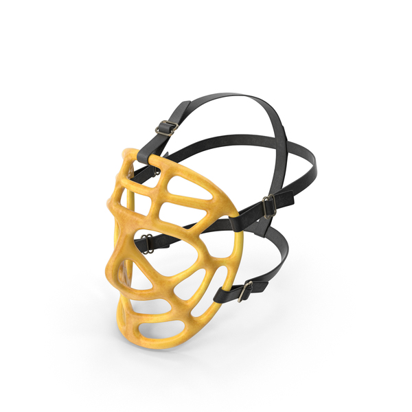 Pretzel Goalie Mask Worn PNG & PSD Images