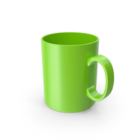 Green Mug PNG & PSD Images