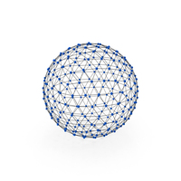 Lattice Sphere Structure PNG & PSD Images