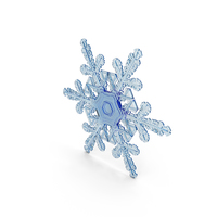 Snowflake Deep Blue PNG & PSD Images