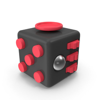 Black Fidget Cube PNG & PSD Images