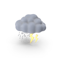 Weather Forecast Thunderstorm PNG & PSD Images