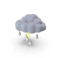 Weather Forecast Thunderstorm PNG & PSD Images