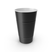Plastic Cup Black PNG & PSD Images