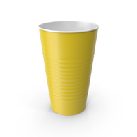 Plastic Cup Yellow PNG & PSD Images
