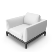 White Leather Office Chair PNG & PSD Images
