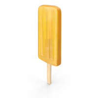 Ice Lolly Yellow PNG & PSD Images