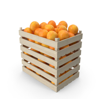 Wooden Crates with Grapefruits PNG & PSD Images
