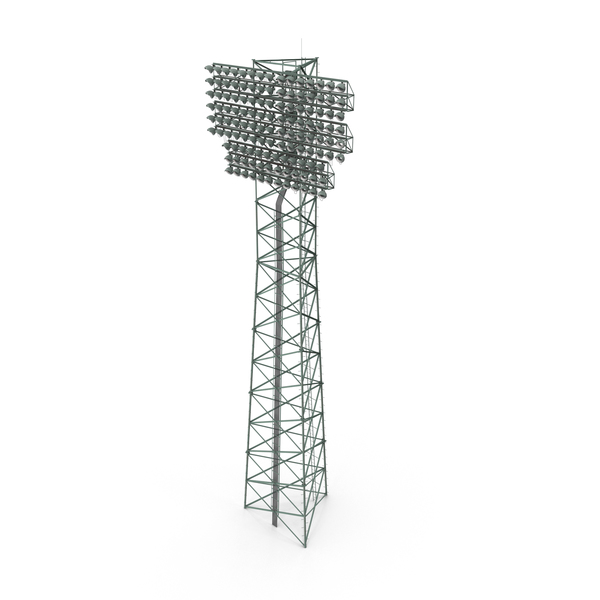Stadium Lights Lit PNG & PSD Images