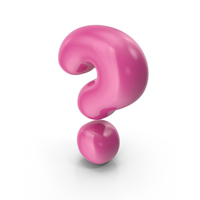 Toon Balloon Question Mark PNG & PSD Images