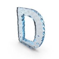 Water Letter D PNG & PSD Images