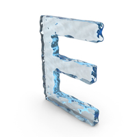 Water Letter E PNG & PSD Images