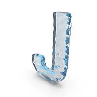 Water Letter J PNG & PSD Images