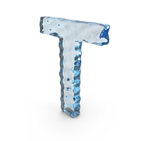 Water Letter T PNG & PSD Images