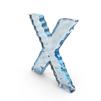 Water Letter X PNG & PSD Images