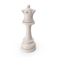 Chess Piece Queen White PNG & PSD Images