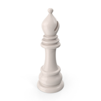 Chess Piece Bishop White PNG & PSD Images