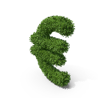 Hedge Shaped Euro Sign PNG & PSD Images