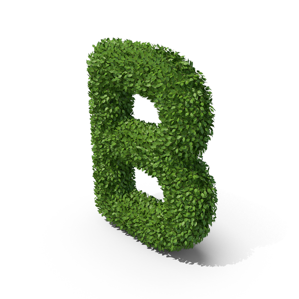 Hedge Shaped Letter B PNG & PSD Images Hedge Shaped Letter B PNG & PSD Images