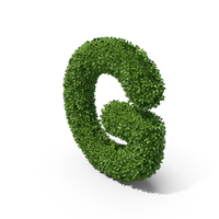 Hedge Shaped Letter G PNG & PSD Images