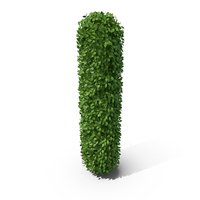 Hedge Shaped Letter I PNG & PSD Images