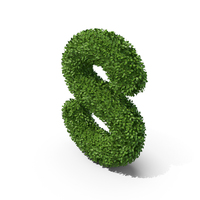 Hedge Shaped Letter S PNG & PSD Images