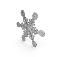 Snowflake 2a silver PNG & PSD Images