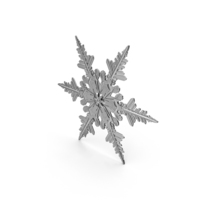 金属雪花PNG和PSD图像