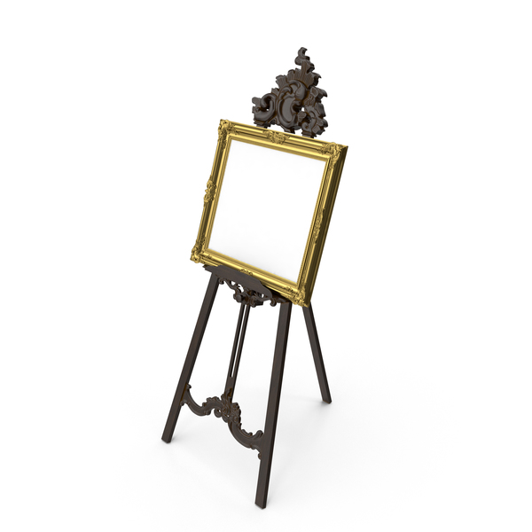 Baroque Tripod and Picture PNG & PSD Images