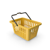 Plastic Shopping Basket PNG & PSD Images
