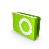iPod Shuffle Green PNG和PSD图像