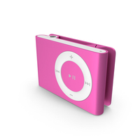 iPod Shuffle第二代粉红色PNG和PSD图像