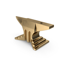 Gold Anvil PNG & PSD Images