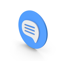 Blue Message PNG & PSD Images